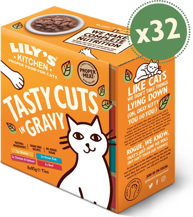 Lily's Kitchen De savoureux morceaux de viande en sauce (Adulte, 8 pcs, 680 g)