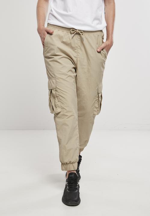 Actual product image Urban Classics Ladies High Waist Crinkle Nylon Cargo Pants (XXL)