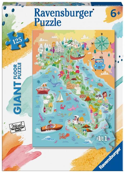 Produktbild Ravensburger Map of Italy (125 Teile)