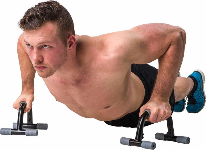 Actual product image Tunturi Push-Up Bars Set - Liegestützgriffe aus Metall