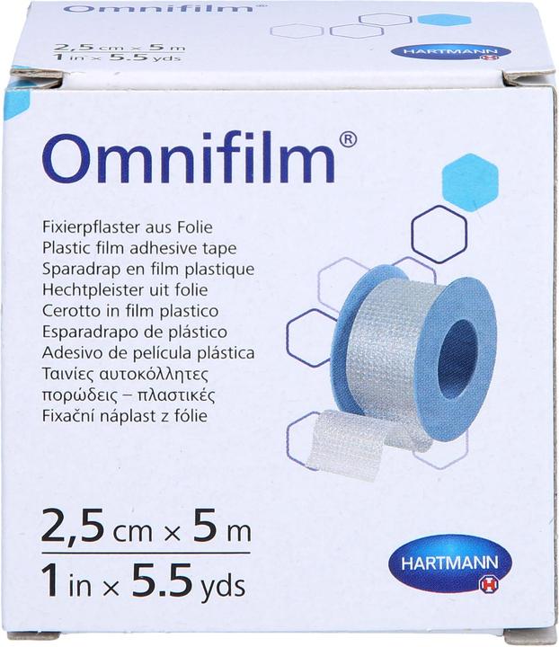 Immagine prodotto Hartmann Omnifilm cerotto di fissaggio in foglio di alluminio 2,5 cm x 5 m, 1 pz. cerotto (1 x)