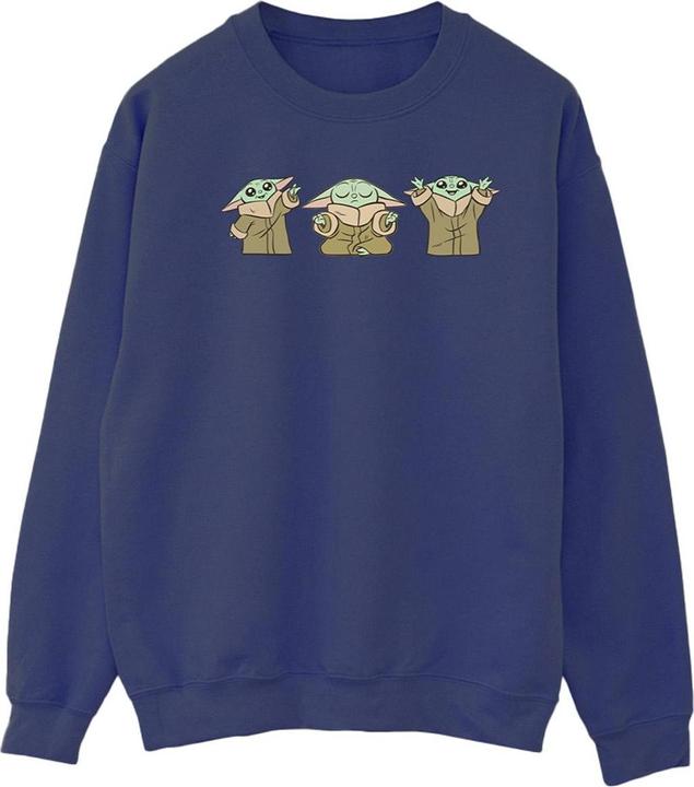 Immagine prodotto Star Wars The Mandalorian Grogu Poses Felpa Donna (XXL)
