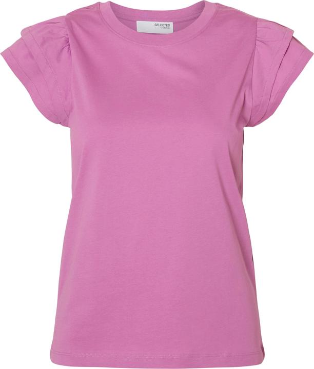 Actual product image Selected Femme Kurzarm Oberteil mit Rüschen (M)