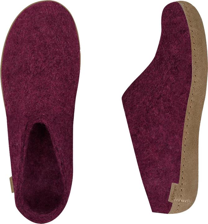 Actual product image Glerups Leather sole slippers (44)