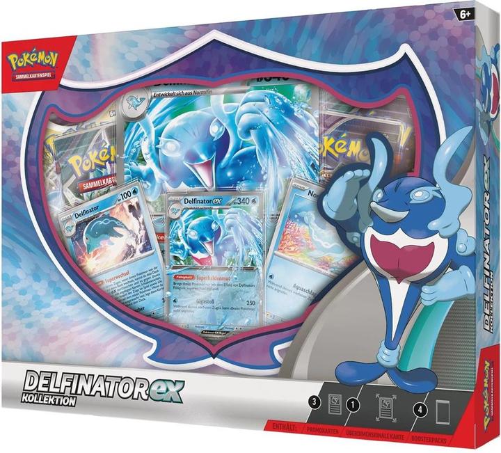 Actual product image Pokémon TCG EX Box Delfinator ex Kollektion (German, Box Set & Collection)