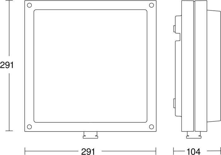 Actual product image Steinel LED SensorLight L 690 PMMA (700 lm, IP44)