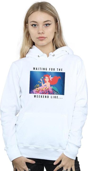 Actual product image Disney Princess Womens/Ladies Ariel Waiting For The Weekend Hoodie (XL)