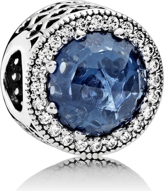 Image du produit Pandora Charms/Beads Rayon bleu minuit des coeurs (Argent)