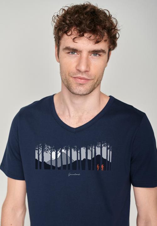 Produktbild Greenbomb Nature Forest Couple Peak T-Shirt (M)