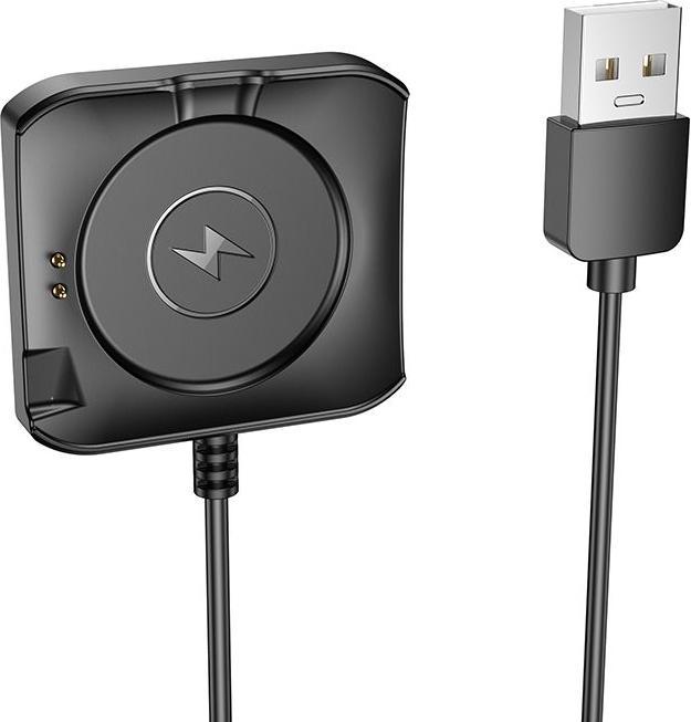 Actual product image Hoco Cable charging cable for smartwatch Y28 0,6 m black