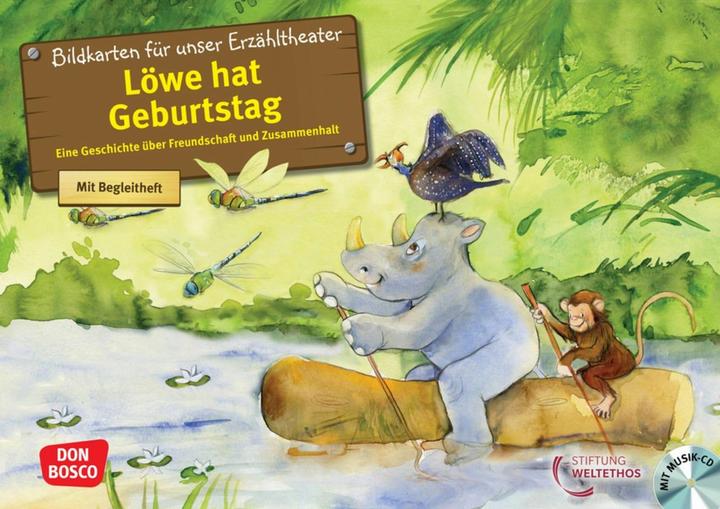 Immagine prodotto :Löwe hat Geburtstag. Kamishibai Bildka (Tedesco, KUNTU/Ostermayer, Hansjörg/Fröhlich, MaryAnnua, 2023)