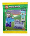 Actual product image LEGO Minecraft Steve with diamond chest and spider - 662317 NEW! Quantity 1x (662317, LEGO Minecraft)