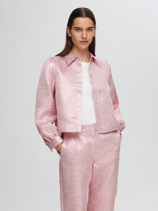 Produktbild Selected Femme Metallic Jacquard Hemd (38)