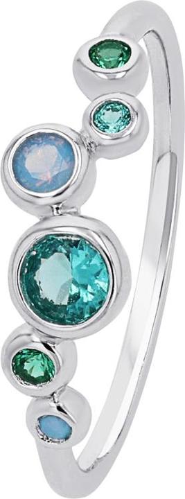 Produktbild S.Oliver Ringe für Damen, 925 Sterling Silber, Zirkonia synth. (56, 925 Silber)