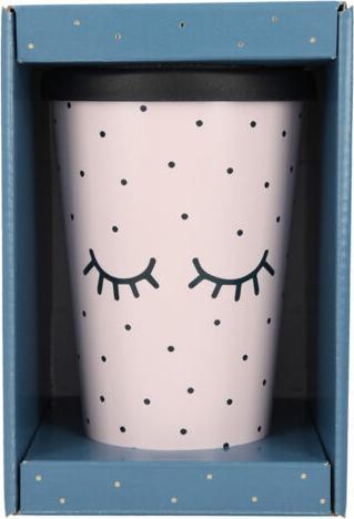 Immagine prodotto Magni Tazza da asporto con slogan Occhi Chiusi (350 ml)