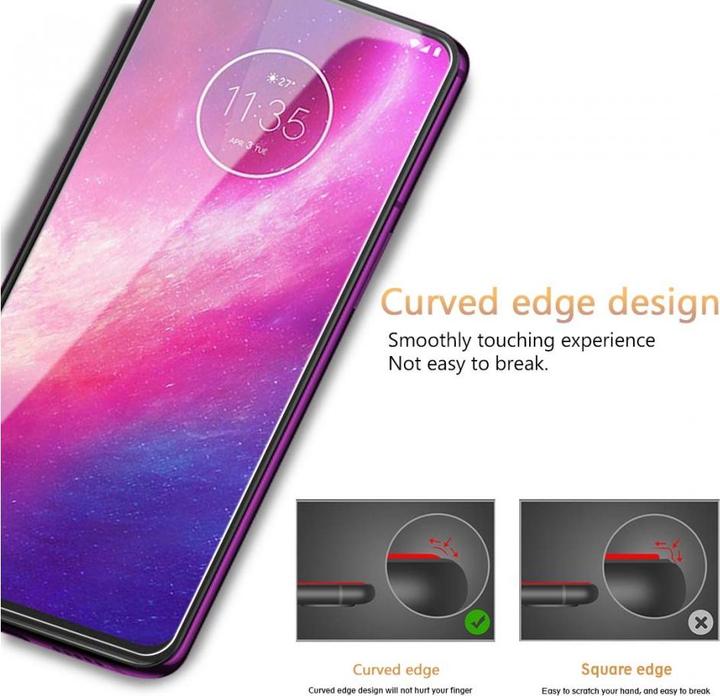 Immagine prodotto Screenguard Motorola One Hyper Pellicola protettiva in vetro Custodia dal design amichevole (1 Pezzo/i, Motorola One Hyper)