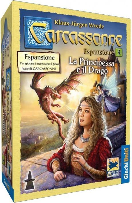Produktbild Giochi uniti Carcassonne: The Princess And The Dragon