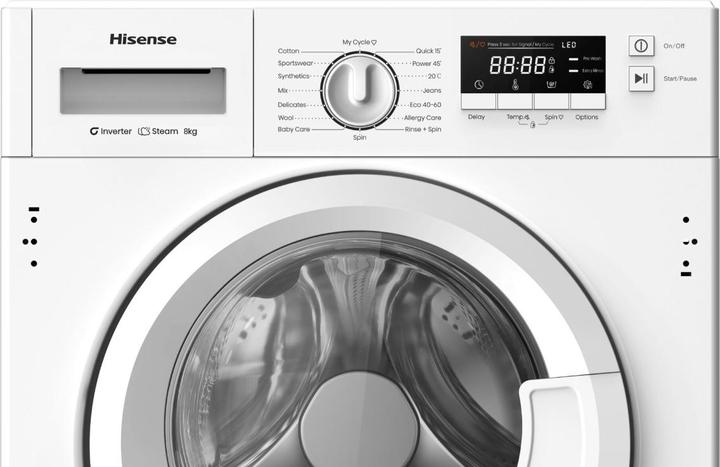 Image du produit Hisense WF3M841BWIES (8 kg, Gauche)