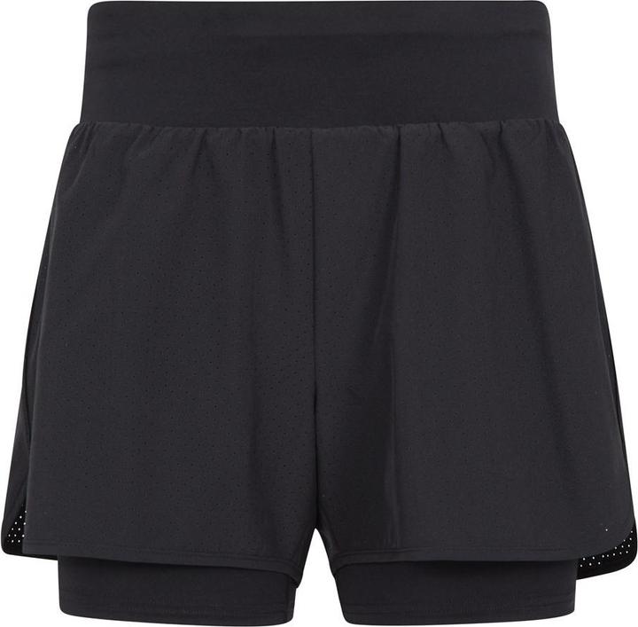 Actual product image Mountain Warehouse Womens/Ladies Double Layered Running Shorts (42 D)