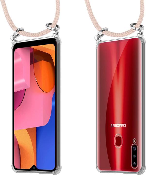 Produktbild Cadorabo TPU Handy Kette SILBER Cover