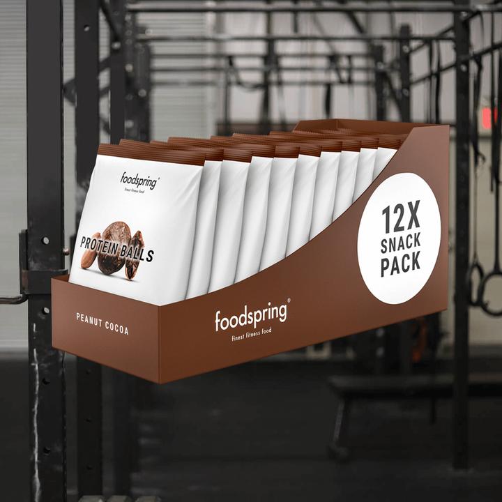 Actual product image Foodspring Protein Balls (Peanut Cocoa, 12 pcs., 480 g)