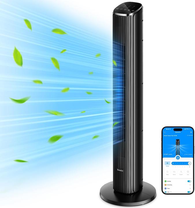Actual product image GoveeLife Intelligenter Turmventilator mit App-Steuerung (27 dB)