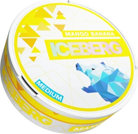 Image du produit Iceberg Snus MEDIUM - Mangue Banane 12g (Pochettes de nicotine, 20 mg)