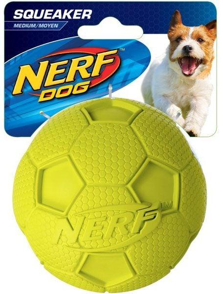 Hagen Nerf Squeaky Ball Fussball Medium (Ballspielzeug Hund)