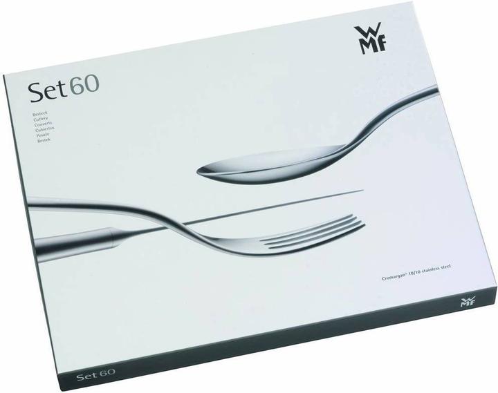 Produktbild WMF Besteck Besteckset 12 Personen Palma 60tlg Monobloc-Messer Edelstahl poliert (60 Stück, Besteck Set)