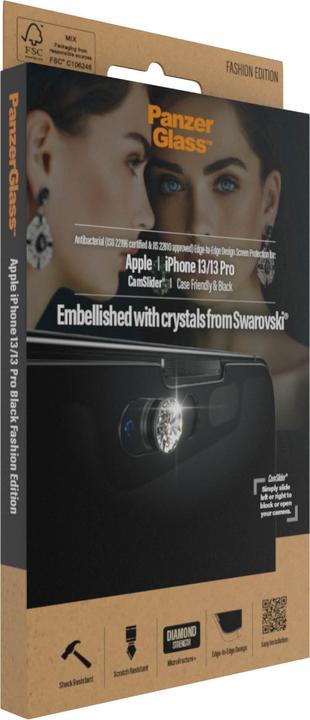 Actual product image PanzerGlass Case Friendly Cam Slider AB (1 Piece, Apple iPhone 13, Apple iPhone 13 Pro)