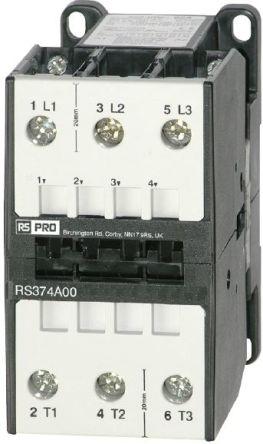 Image du produit Rs Pro Contacteur de puissance 230 V bobine, 3 400 V / 74 A 37 kW