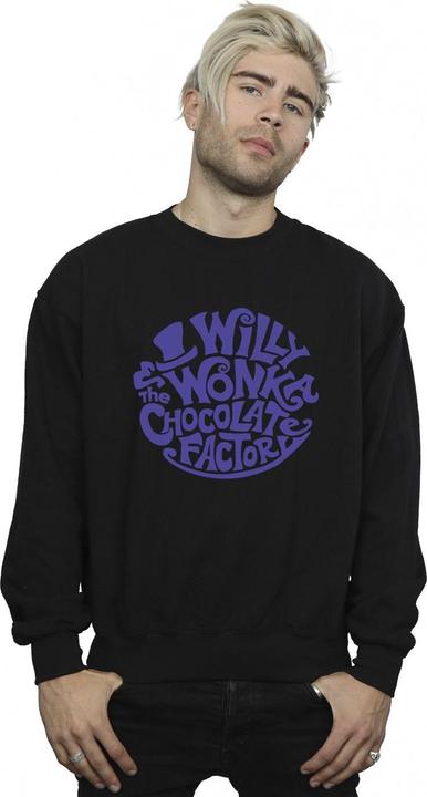 Produktbild Willy Wonka & the Chocolate Factory Typed Logo Sweatshirt (XXL)