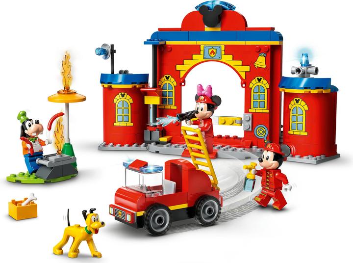 Image du produit LEGO La caserne de pompiers et le camion de pompiers de Micky (10776, LEGO Disney)