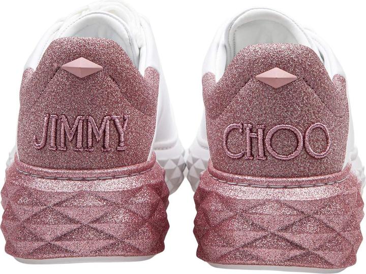 Produktbild Jimmy Choo white leather sneakers with glitter degrade (40)