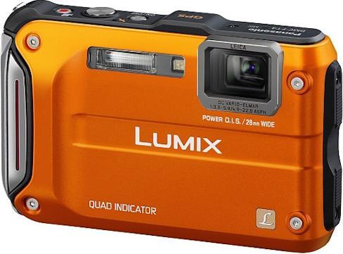Immagine prodotto Panasonic Lumix FT4, 12MP, 4.6xZoom, impermeabile, GPS Arancione (1/2,3'')
