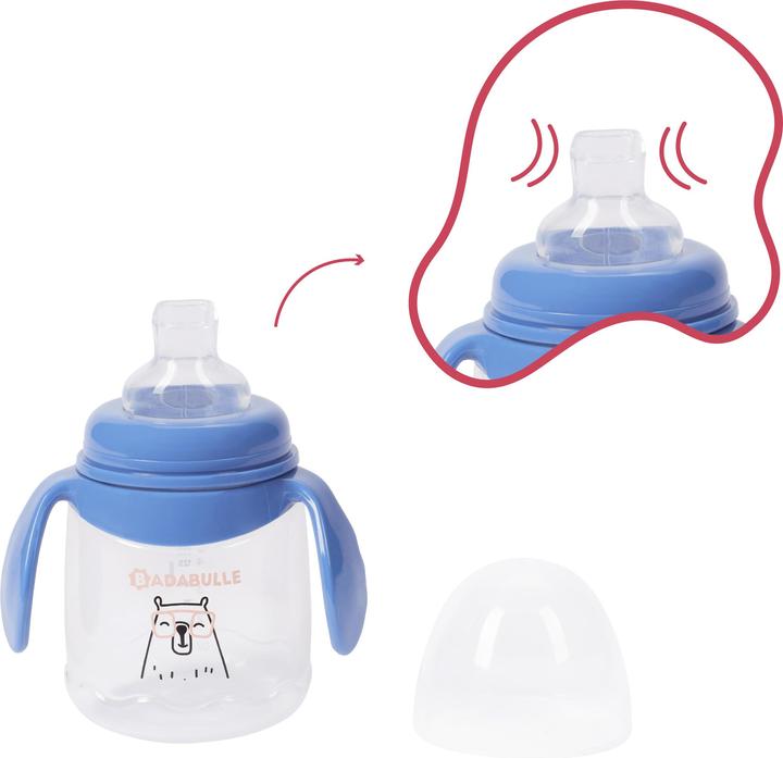 Immagine prodotto Badabulle Tazza da bere con fermo antigoccia Set di 2 (360 ml)