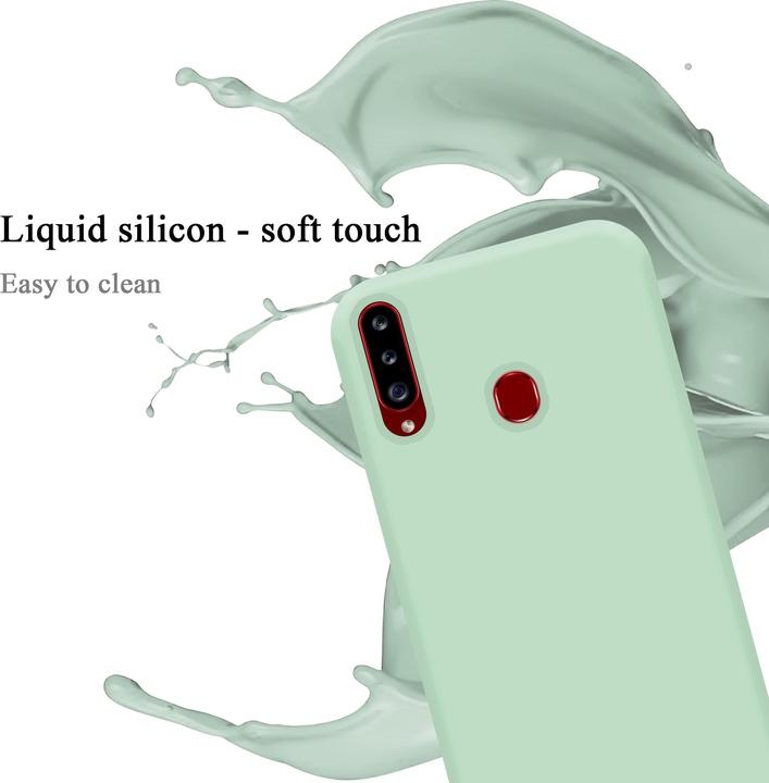 Image du produit Cadorabo TPU Liquid Silicone Case Cover (Samsung Galaxy A20s)