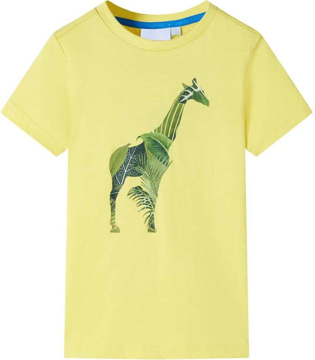 Produktbild VidaXL Kinder-T-Shirt Gelb 92,Material: 100 % Baumwolle,Farbe (92)