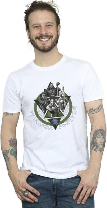 Produktbild Black Panther Wakanda Forever Group Ring Pose TShirt (S)