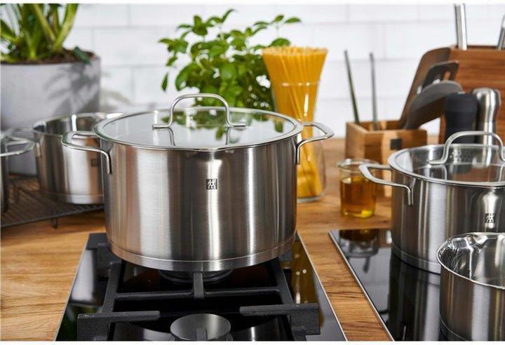 Produktbild Zwilling 1009154 TrueFlow Kochtopfset (24 cm, Pfannenset + Topfset, Edelstahl)