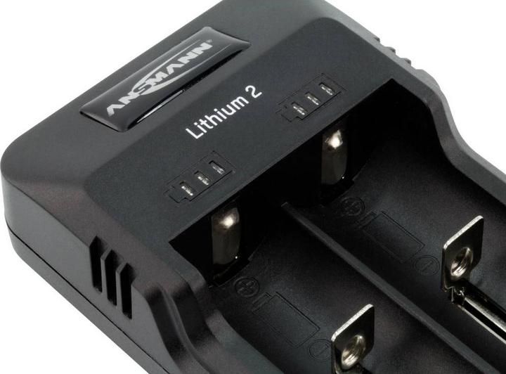 Produktbild Ansmann Lithium 2 (2 Stk., 14500, 16340, 17670, 18500, 18650, 22650, 26650, AAA, AA, Ladegerät ohne Akku)