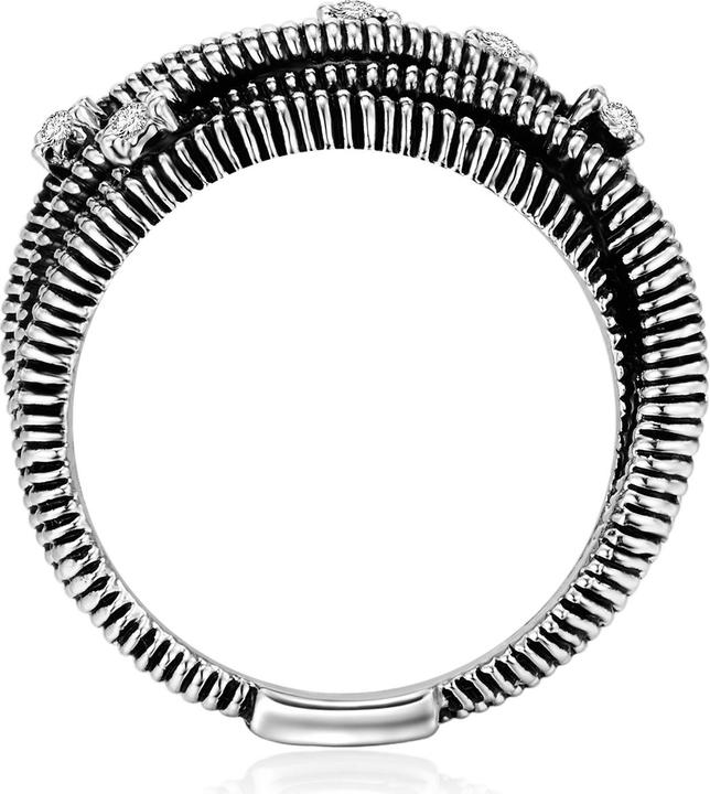 Produktbild Lulu & Jane Damen Metall-Legierung Glas silber - 29277 (52)