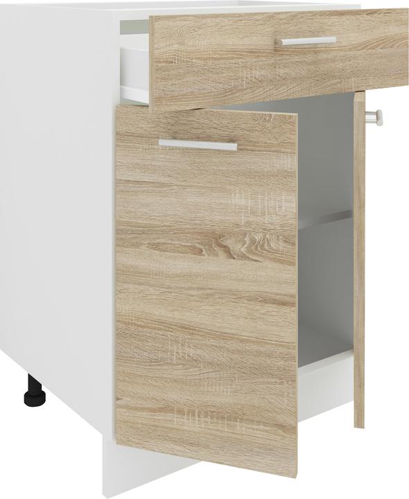 Produktbild VCM Küchenschrank Breite 60 cm Schublade Unterschrank Küche Küchenmöbel Esilo (60 x 46 x 82 cm)
