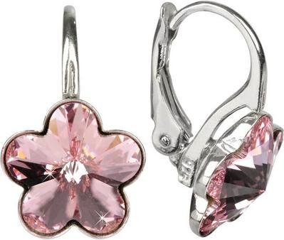 Immagine prodotto Levien Orecchini da ragazza in argento Fiore di cristallo rosa chiaro