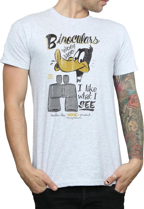 Produktbild Looney Tunes Daffy Duck Binoculars TShirt (3XL)