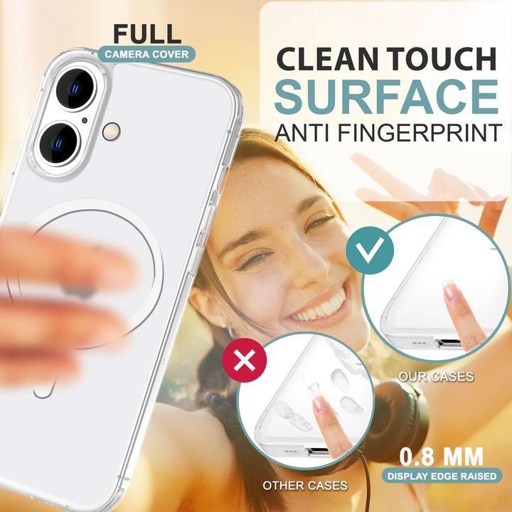 Image du produit Nalia Étui rigide extrêmement fin de 0,3 mm avec MagSafe, étui mat (Apple iPhone 16 Plus)