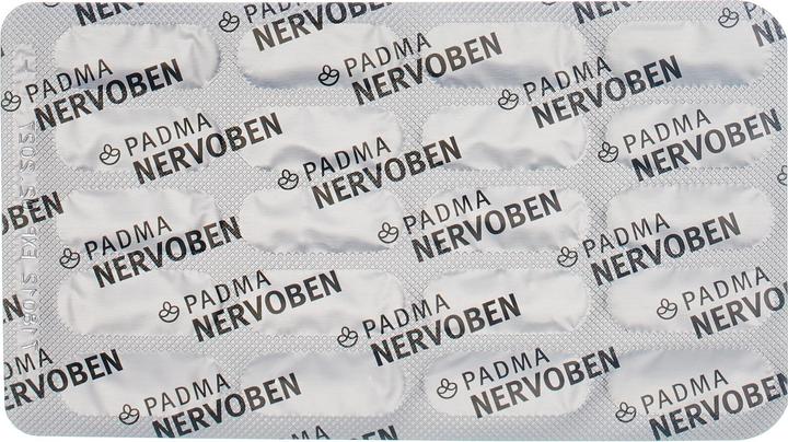 Nährwerte und Zutaten Padma Nervoben (100 Stück, Kapseln, 82 g)