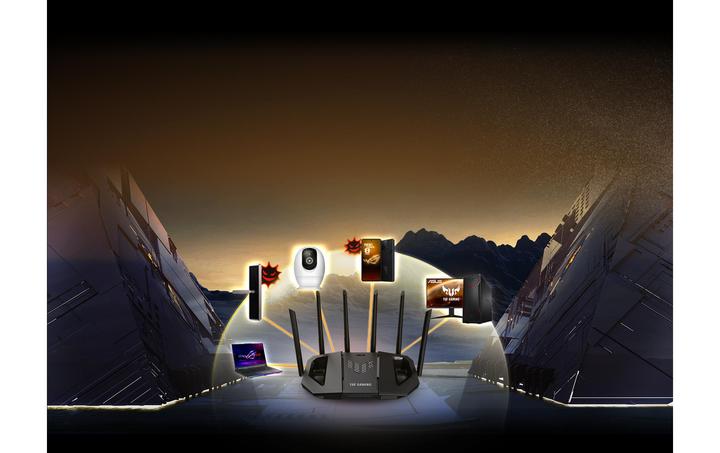 Actual product image ASUS Router TUF-BE6500 WiFi 7 AiMesh