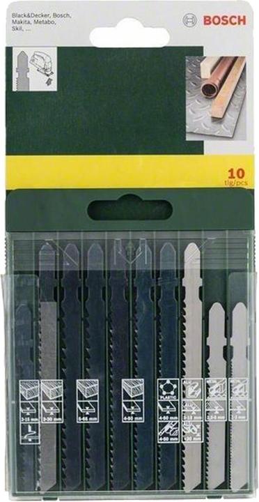 Immagine prodotto Bosch Professional Zubehör Set di 10 pezzi STS (legno/metallo) T-