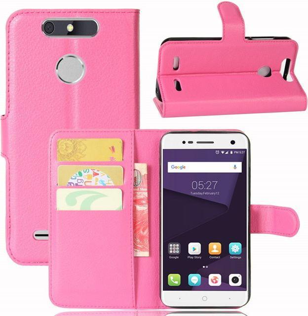 Actual product image MU Classic Litchi leather case (ZTE Blade V8 Lite)